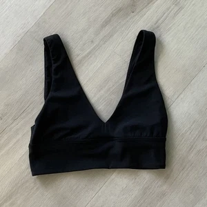 Reggiseno sportivo nero Lululemon Athletic donna taglia unica scollo a V  - Foto 1 di 4