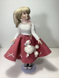 Vintage 17" Limited Edition Pudel Rock Porzellan Puppe "Tammy" von J.A. Grammer - Bild 1 von 10