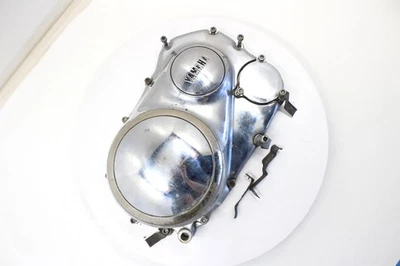 Yamaha Virago 1100 1986 cromo embrague lateral derecho motor cubierta Foto 1 de 4