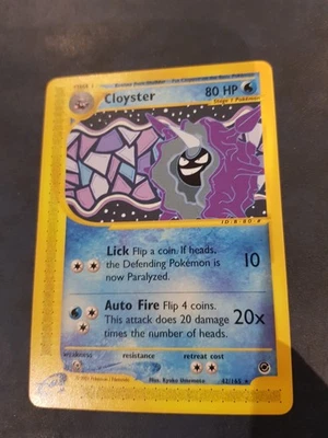 Pokémon TCG Cloyster Expedition Base Set 42/165 Rare NM - Image 1 of 3