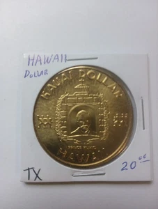 1970's ?, Kauai Dollar Token - Prince Kuhio & Sleeping Giant Hawaii Souvenir,UNC - Picture 1 of 4