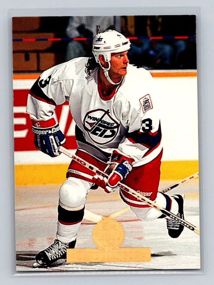 1994-95 Leaf #239 Dave Manson Winnipeg Jets - Image 1 of 2
