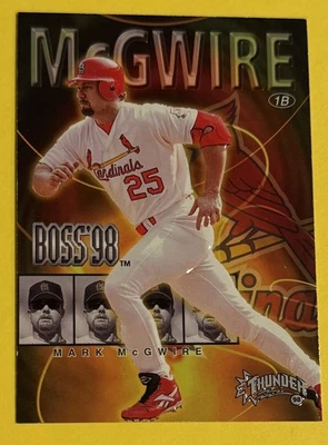 1998 Skybox Circa Thunder Boss 98 Mark McGwire #14 St Louis Cardinals  - Imagem 1 de 2