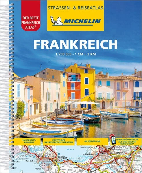Michelin Straßenatlas Frankreich mit Spiralbindung | 2025 | deutsch - Bild 1 von 1