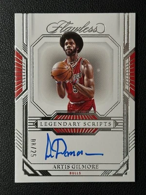 2022 Panini Flawless (22-23) Legendary Scripts Artis Gilmore Auto 08/25#Z - Image 1 of 2