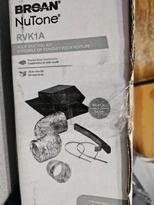 BROAN BLACK ROOF DUCTING KIT FOR 3" TO 4" EXHAUST FAN RVK1A - Picture 1 of 1