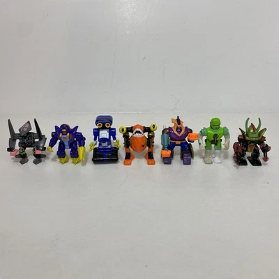 Vintage Micro Machines Z-Bots ZBots Lot Of 7 - Sukr Stalkr Karak Zerotron Combot - Image 1 of 4