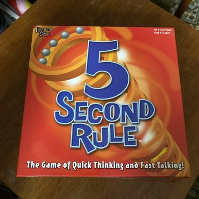 University Games - 5 Second Rule Board Game - Complete - 8+ - 3 to  6 Players  - Image 1 of 4