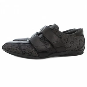 Gucci Tom Ford Era GG Monogram Canvas Leder Fahrschuhe Schwarz IT41 Vintage - Bild 1 von 6