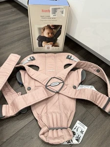 Baby Bjorn Baby Carrier Mini Dusty Pink IN BOX Great Condition - Picture 1 of 19
