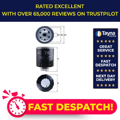 Fuel Filter fits VOLVO V40 645 1.9D 95 to 00 Mahle 30871436 3474010 34740100 New — 第 1/4 张图片