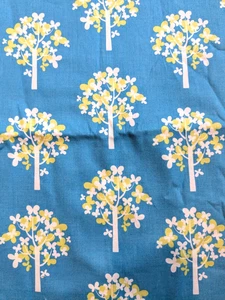 1 Yard Just Wing It by Momo for Moda Blue Tree Cotton Quilting Fabric 36x42 - Picture 1 of 4