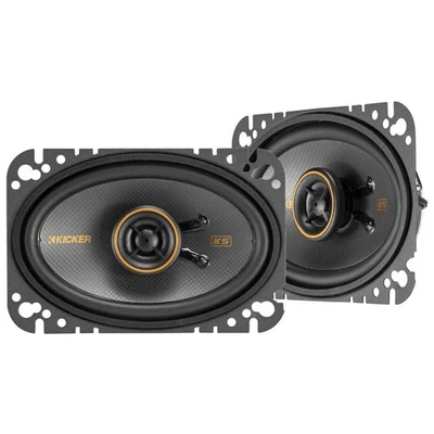 Kicker 51KSC4604 KS-Series 4x6" Coaxial Speakers with .5" tweeters, 4-Ohm, Pa... - Image 1 of 4