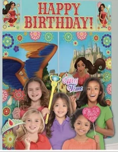 Disney Elena of Avalor Wall Birthday Party Backdrop and Accessories Kit Scene - Picture 1 of 3