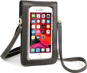 Cellphone Crossbody Touch-Screen Purse Wallet - Picture 1 of 10