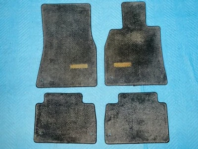 Juego de 4 alfombrillas negras para Lexus LS460: LA20 2007 2008 2009 OEM Foto 1 de 4