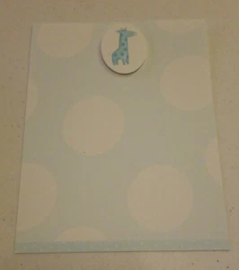 Vintage Hallmark Blue Baby Printable Announcements Set 10 NOS - Picture 1 of 3