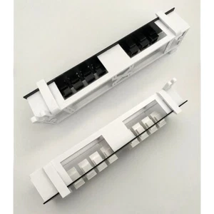 Panneau de brassage 8 ports CAT6 RJ45 extendeur Keystone Gigabit LAN coupleur prise réseau - Photo 1/10