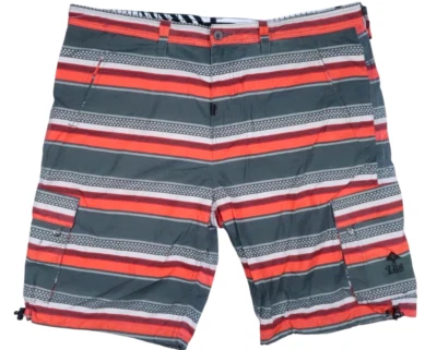 LRG GRUPO DE PESQUISA LEVANTADO RAÍZES GRAMA VINTAGE ANOS 90 Y2K OVERSIZED 44 SHORTS CARGO LONGO - Imagem 1 de 4