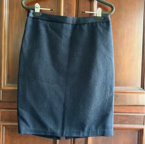 Tommy Hilfiger Womens Wool Blend Pencil Skirt Blue Textured Pattern Lined Size 4 - Picture 1 of 8