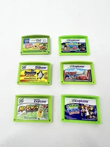 6 Leap Frog LeapPad Explorer Learning Game lot  LeapPad 2 3 XDI Ultra Ultimate - Picture 1 of 4