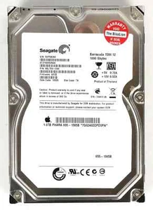 Seagate Barracuda 7200 ST31000528AS 1 TB Hard Drive HDD 655-1565 Desktop Apple - Afbeelding 1 van 7