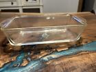 Vintage Anchor Hocking FIRE-KING #409 Clear 1 Qt Baking Bread Loaf Pan