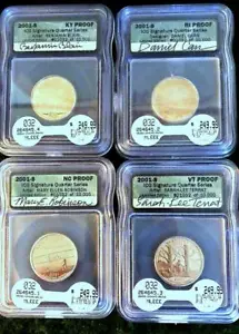 2001-S 25C Proof Statehood Quarters ICG Designers Signature Series #1032 - Picture 1 of 5