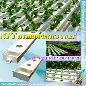 Hydroponic Nutrient Film Technique Tube 1M NFT System Channel Removable Cover - Picture 1 of 2