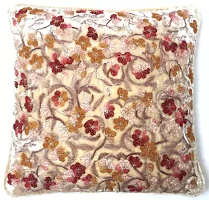 Anke Drechsel Cushion RAYMON Champagne Metallic Rose Silk Velvet Kissen Rosa - Bild 1 von 15