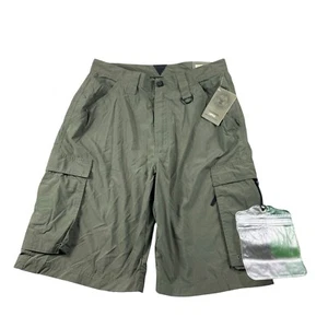 Boy Scouts Of America Shorts Adult Small Green Centennial Uniform Nylon NWT - Picture 1 of 4