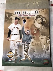 TED WILLIAMS SERIAL# CAREER COMPOSITE *LICENSED*  8X10 PHOTO "VERY RARE FIND" - Picture 1 of 2