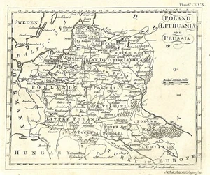 Antique map, POLAND, Poland Lithuania and Prussia, Bell, 1769 - Picture 1 of 1