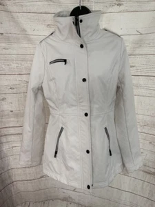 Jessica Simpson Women's White Jacket Full Zip Size S Small - Picture 1 of 8