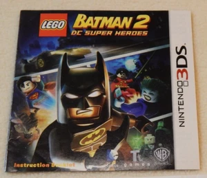 Lego Batman 2 DC Super Heroes Manual Only Nintendo 3DS NO GAME - Picture 1 of 2