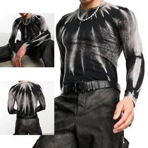 Comfortable Fashion New Stylish Fashion Slim Fit Cool Print Elastic - Picture 1 of 18