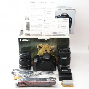 Canon EOS Kiss X2 Digital SLR Camera Kit Double Zoom Lens Used Excellent Conditi - Picture 1 of 8