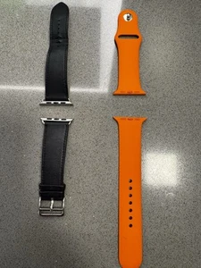 Hermes Apple Watch Granatowy niebieski pasek z serii 3 Apple Watch Używany 42mm Oba - Zdjęcie 1 z 10
