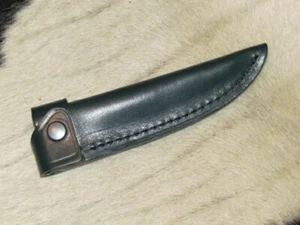 Messerscheide STILETTMSCHEIDE Grün für Jagdnicker Messer Solingen 11 cm Klinge. - Bild 1 von 2