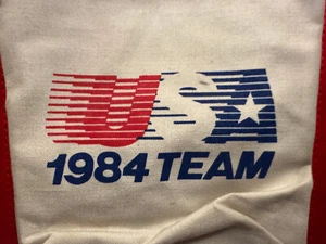 Vintage 1984 Olympics USA Tote Bag, Gym Bag, Travel Carry-On Bag, Red/Wht/Blue - Picture 1 of 7