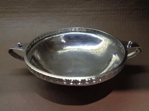 Antique solid silver Arts and Crafts fruit bowl, by A E Jones, Birmingham 1917 - Picture 1 of 10