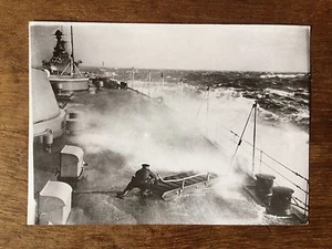 P1/ PHOTOGRAPHIE de PRESSE ARGENTIQUE "LES MANOEUVRES DE LA FLOTTE BRITANIQUE" - Picture 1 of 3