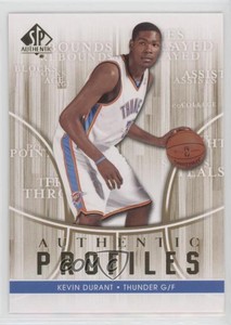 2008-09 SP Authentic Authentic Profiles Kevin Durant #AP-39