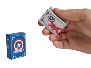 nice Marvel Comics Captain America tiny book w/ slipcase hardcover 192 pgs - Picture 1 of 7