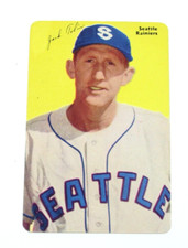 1953 Mother's Cookies Baseball Card #45 Jack Tobin Seattle Rainiers PCL EX