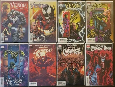 毒液漫画套装 - Venomverse - First Host - Absolute Carnage - Web of Venom — 第 1/4 张图片