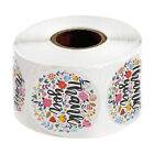  500 Pcs Flower Paper Stickers Labels Baby Thank You Wedding