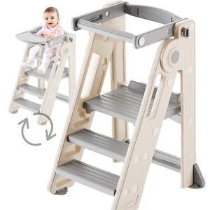 Kids' Step Stools - 2 in 1 Toddler Tower - Picture 1 of 8