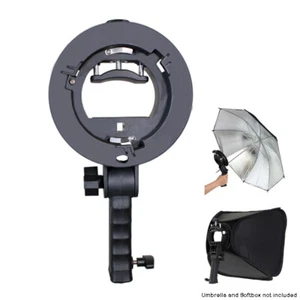 S-Type Bracket Holder with Bowens Mount for Speedlite Softbox Reflector Umbrella