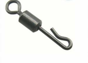 MOD CAMBIO RÁPIDO GIRATORIO TALLA 11 CARPA PESCA NEGRO MATE APAREJOS CARPA - Imagen 1 de 4